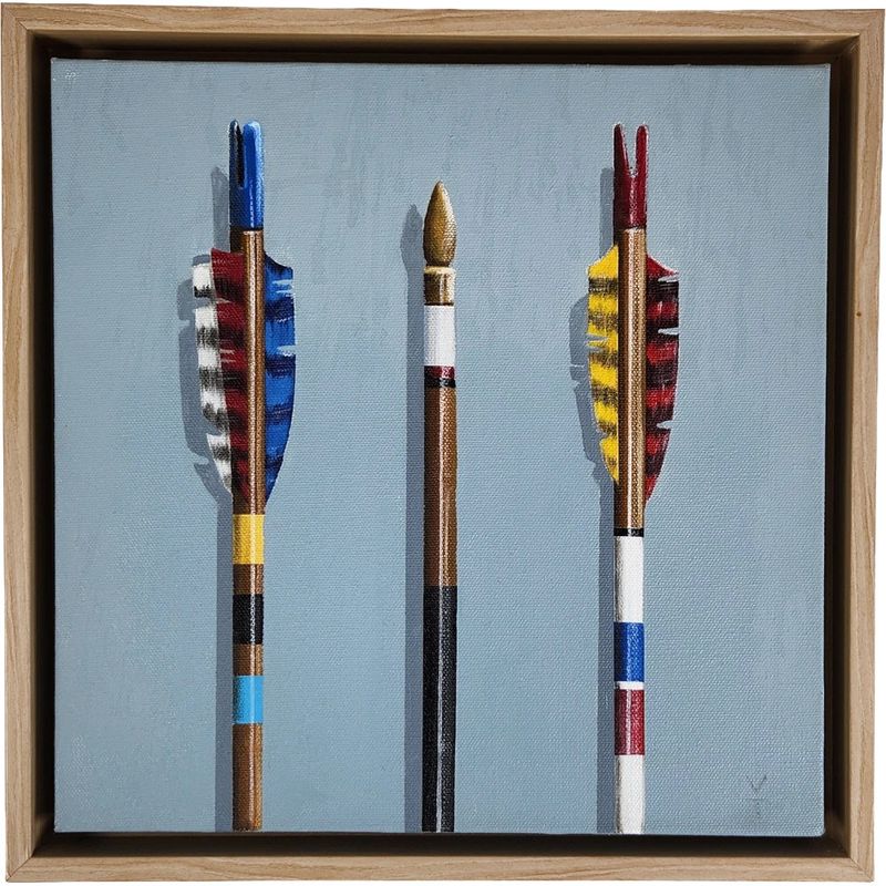 Kelly Thompson Original Acrylic Painting - Three Arrows