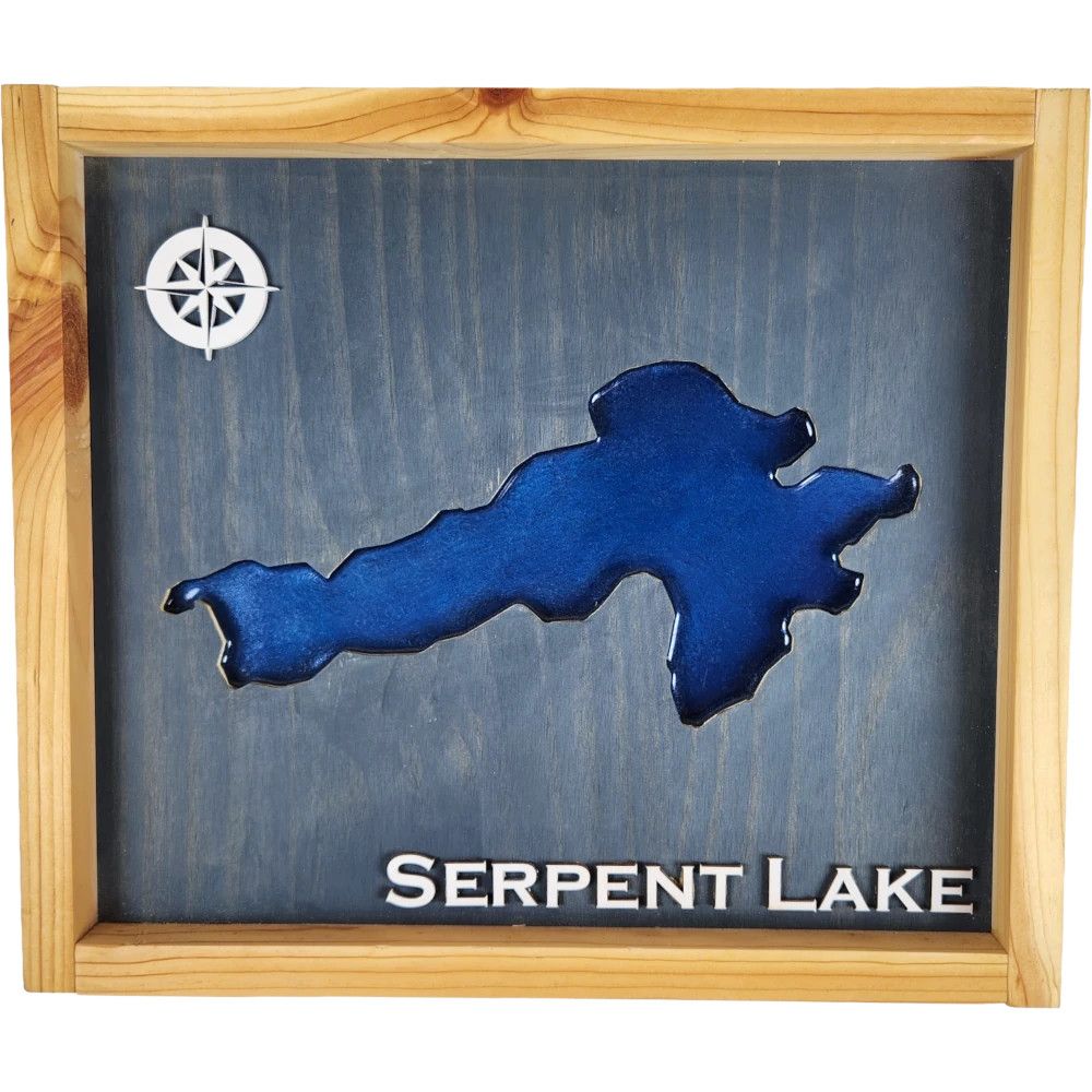 Maple &amp; Hickory Woodworking - Epoxy Serpent Lake