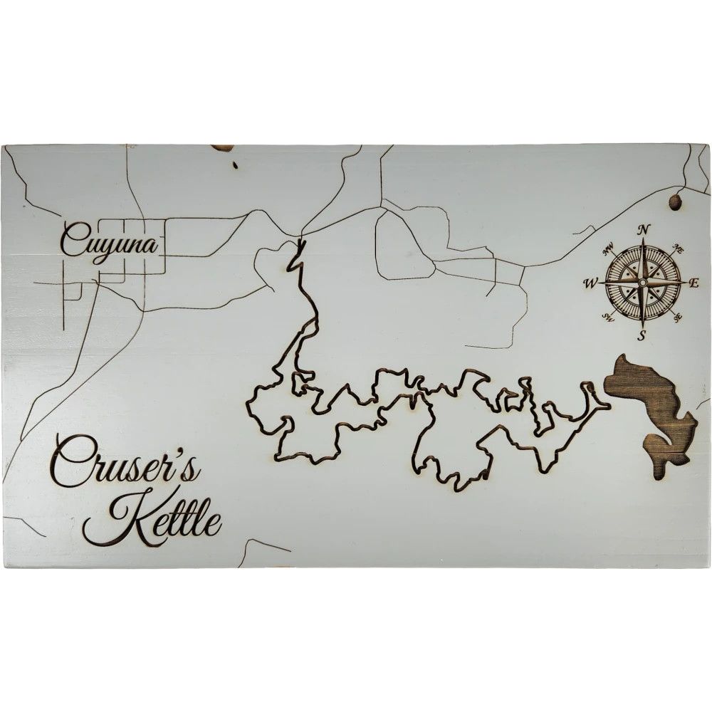 Fire and Pine Trail Map - MN382 Cruser&#39;s Kettle, Lunar Surface, Small