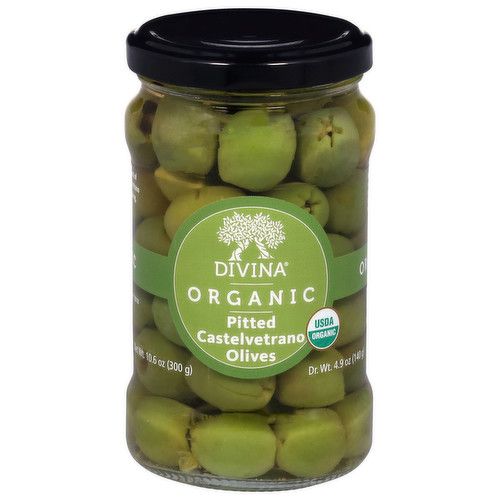 Divina - Organic Pitted Castelvetrano Olives