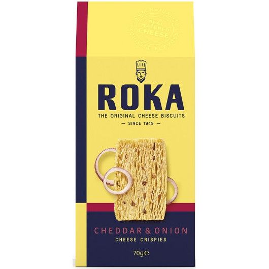 Roka Cheese Crisps - Cheddar &amp; Onion