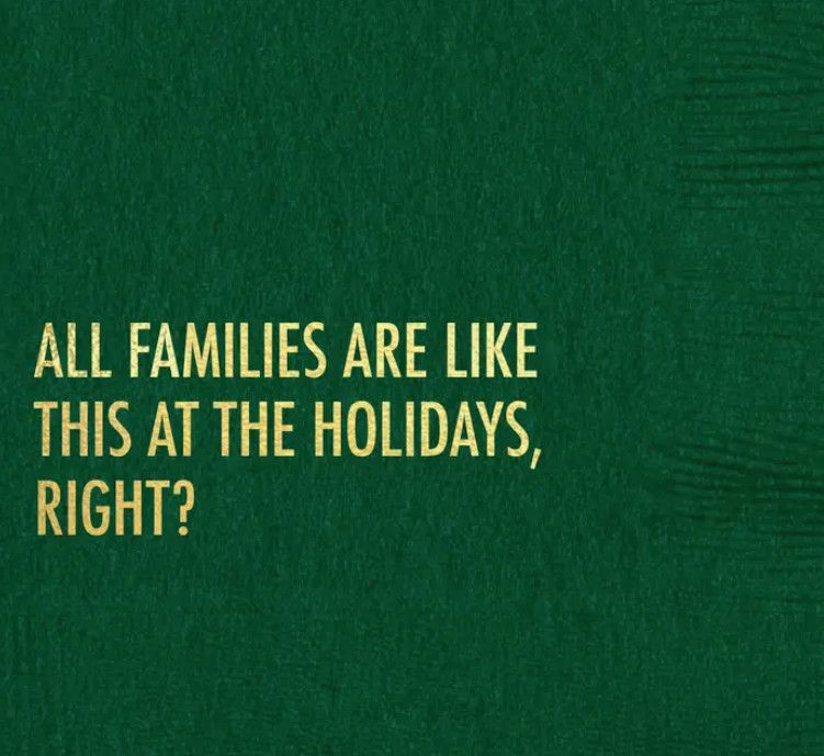 Pretty Alright Goods Cocktail Napkin - All Families - Holiday