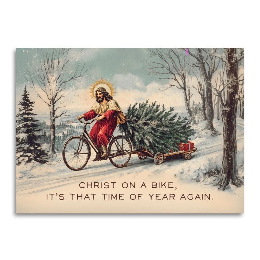 Bad Betty Greeting Co Card - Christ On A Bike