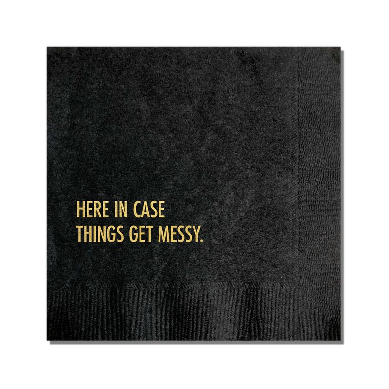 Pretty Alright Goods Cocktail Napkin - Get Messy