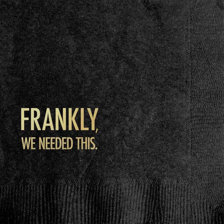 Pretty Alright Goods Cocktail Napkin - Needed This