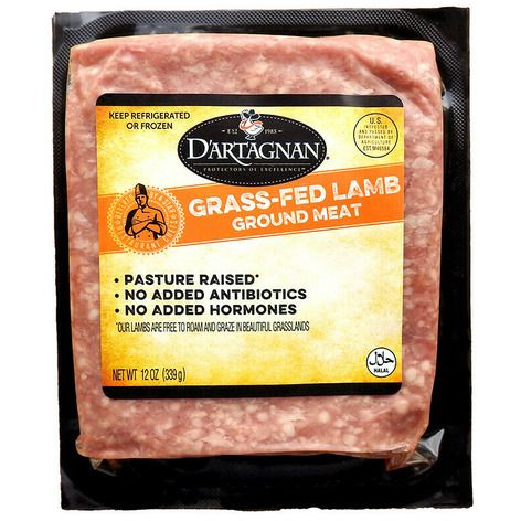 D&#39;Artagnan Ground Meat - Lamb, Grass Fed