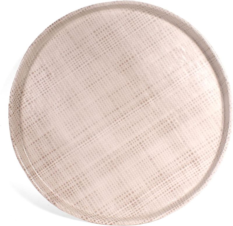 Merritt Designs Luxe Linen Beige - 10.75" Dinner Plate