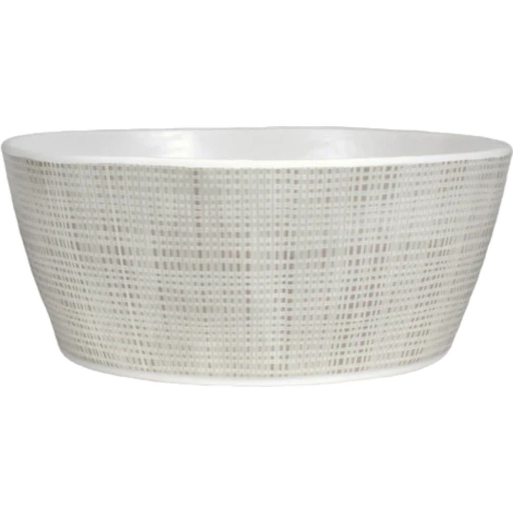 Merritt Designs Luxe Linen Beige - 9.5" Serving Bowl
