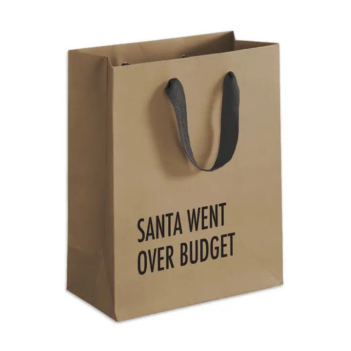 Pretty Alright Goods Gift Bag - Santa Over Budget
