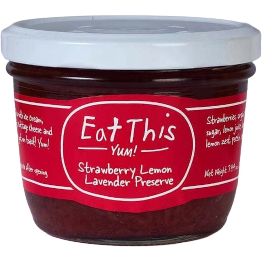 Eat This Yum! - Strawberry Lemon Lavender Preserves