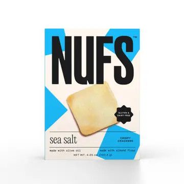 Nufs Gluten Free Crackers - Sea Salt