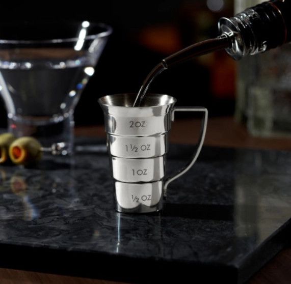 Viski - Stepped Jigger, Steel