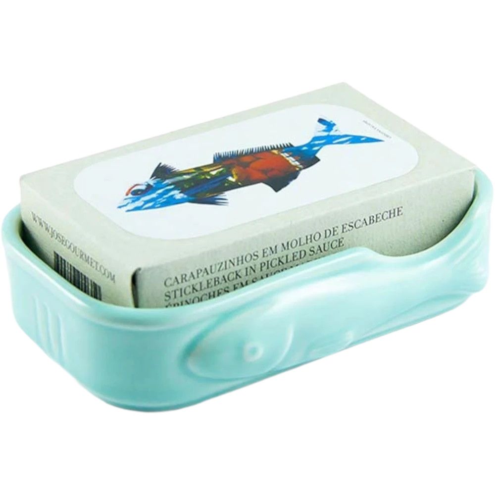 Jose Gourmet Ceramic Fish Tray - Peppermint