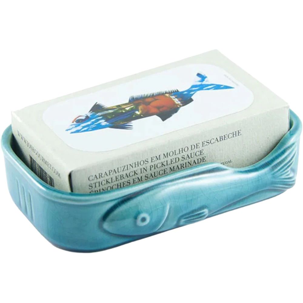 Jose Gourmet Ceramic Fish Tray - Blue Jade