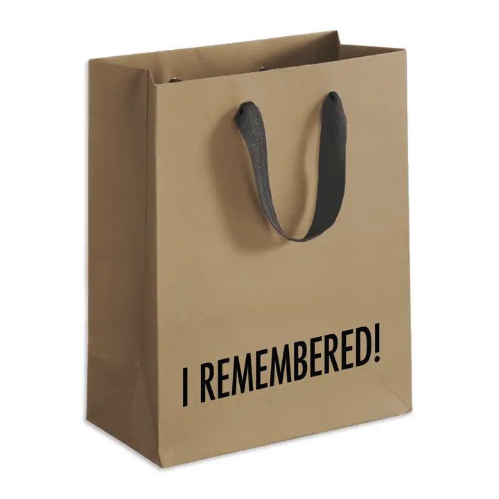 Pretty Alright Goods Gift Bag - I Remembered