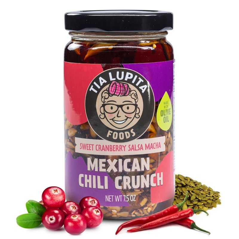 Tia Lupita - Mexican Chili Crunch, Sweet Cranberry Salsa Macha
