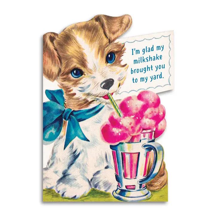 Bad Betty Greeting Co Card - Milkshake Theme