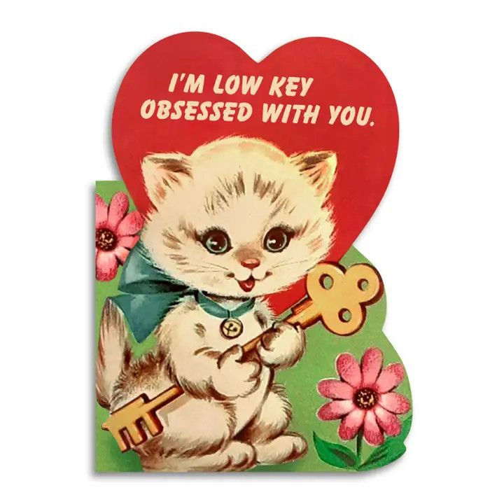 Bad Betty Greeting Co Card - I'm Low Key Obsessed by You