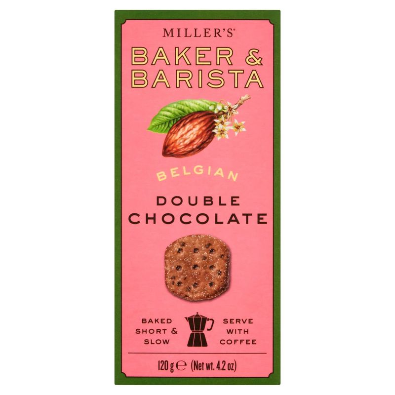 Miller's Baker &amp; Barista Shortbread Cookies - Double Chocolate