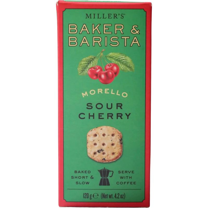 Miller's Baker &amp; Barista Shortbread Cookies - Sour Cherry