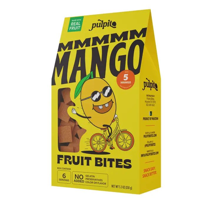 Pulpito Fruit Bites - Mmmmm Mango