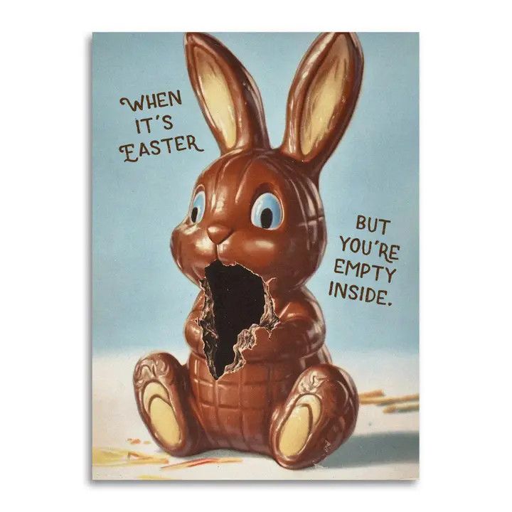 Bad Betty Greeting Co Card - When It's Easter But...