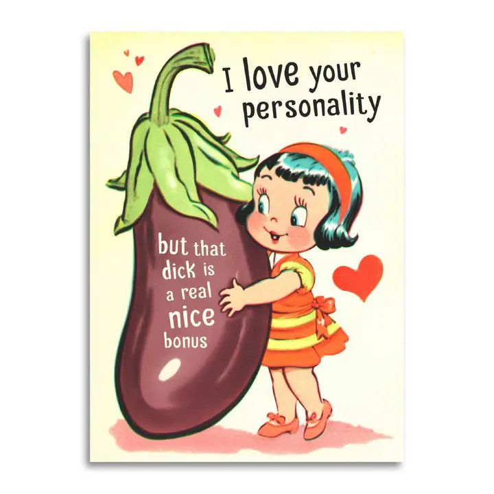 Bad Betty Greeting Co Card - I Love Your Personality But...