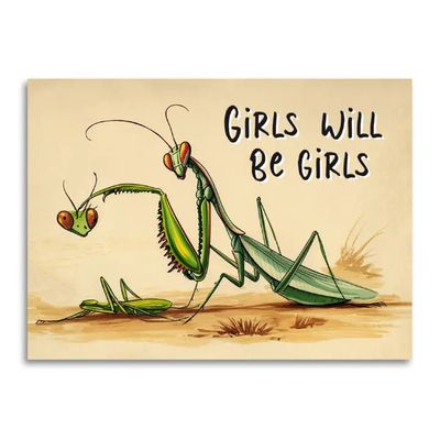 Bad Betty Greeting Co Card - Girls Will Be Girls