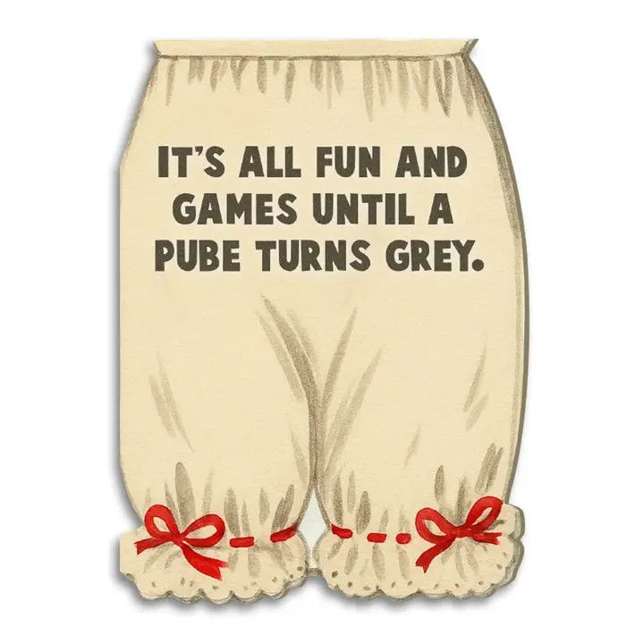 Bad Betty Greeting Co Card - It's All Fun and Games Until...