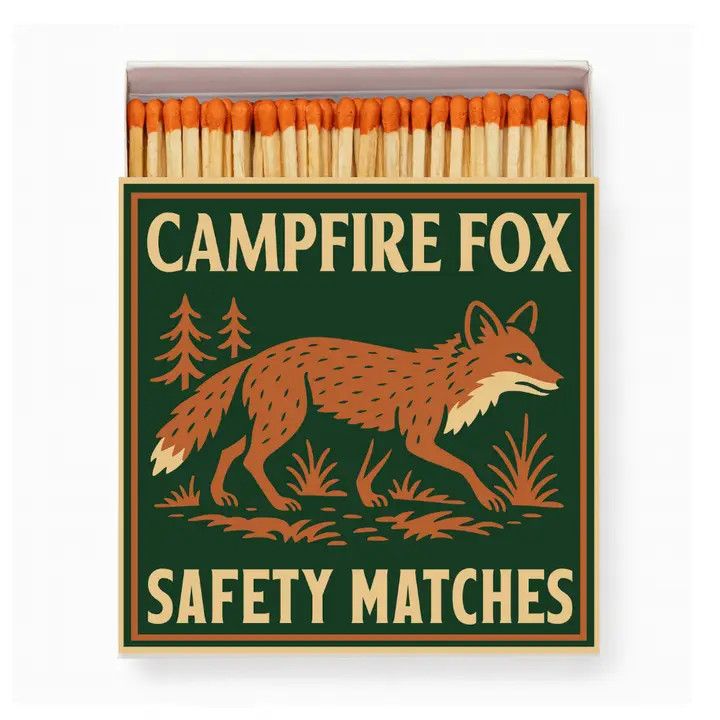 Good &amp; Well Supply Co Safety Matches - Campfire Fox