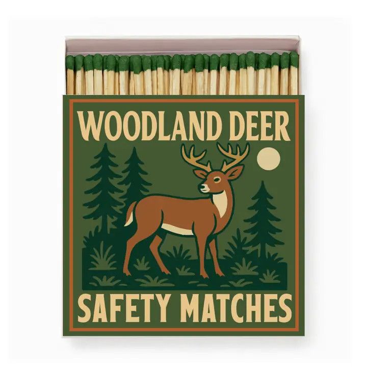 Good &amp; Well Supply Co Safety Matches - Woodland Deer