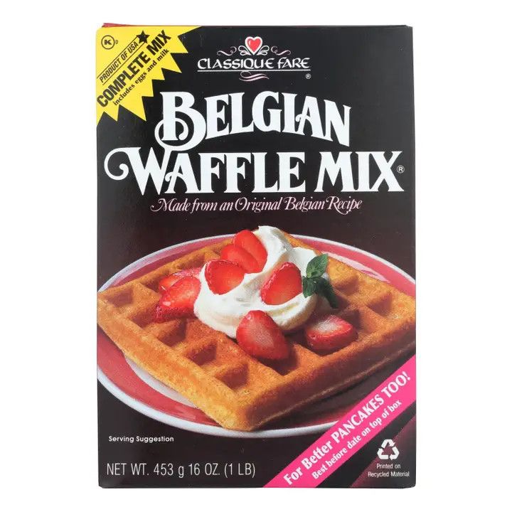 Classique Fare - Belgian Waffle Mix
