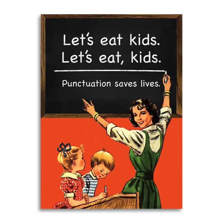 Bad Betty Greeting Co Card - Let's Eat Kids