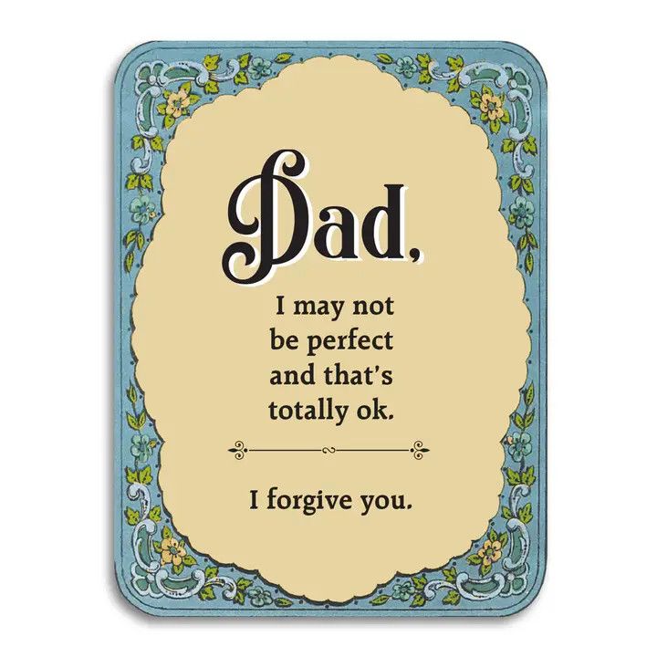 Bad Betty Greeting Co Card - Dad, I'm Not Perfect