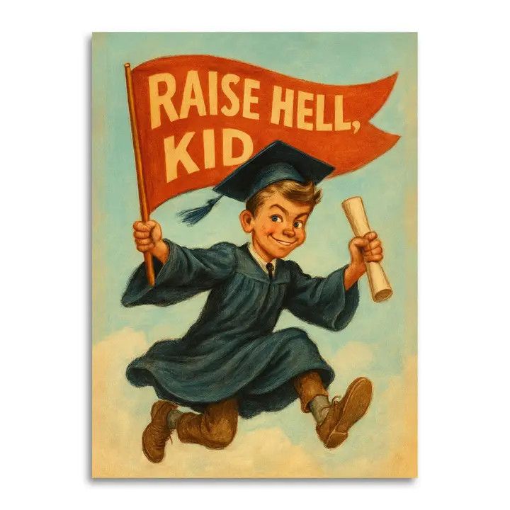 Bad Betty Greeting Co Card - Raise Hell Kid