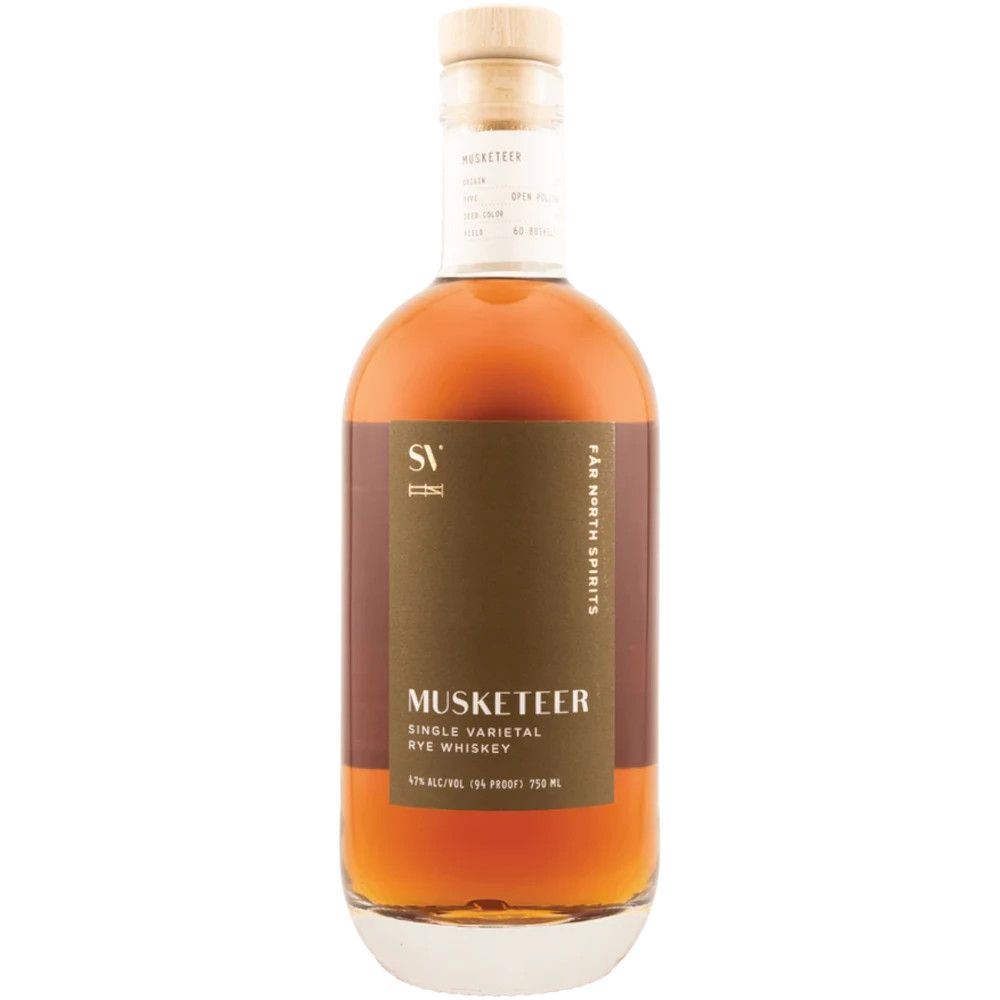 Far North Spirits - Musketeer Bottled in Bond Single Varietal Straight Rye Whiskey