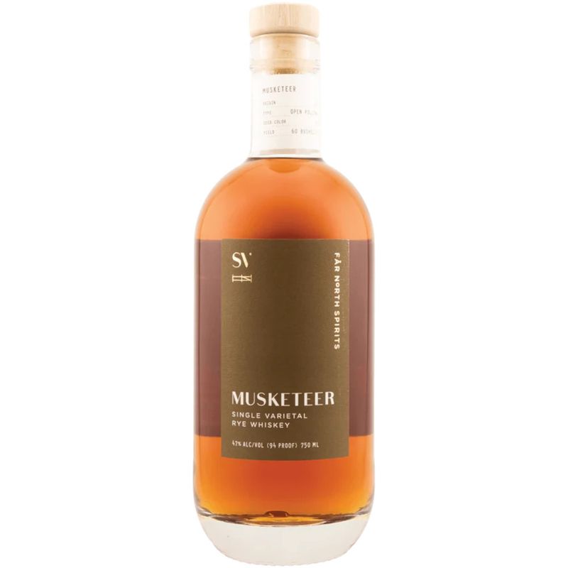 Far North Spirits - Musketeer Bottled in Bond Single Varietal Straight Rye Whiskey