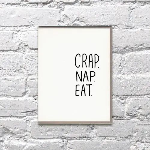 Bench Pressed Card - Crap Nap Eat