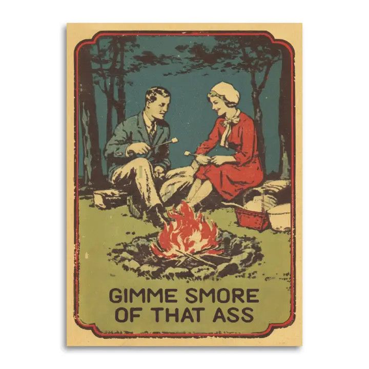 Bad Betty Greeting Co Card - Gimme Smore of that Ass