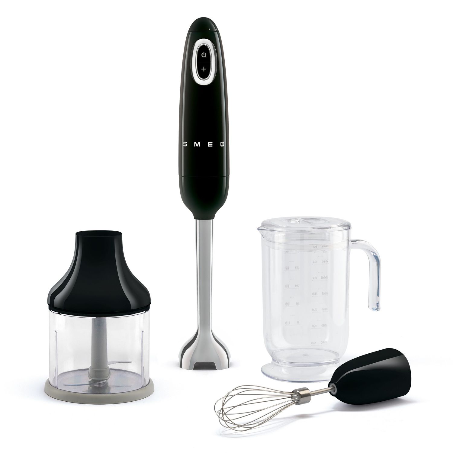 Smeg - 50s Retro Line Titan Renew Hand Blender &amp; Accessories Pack, Black