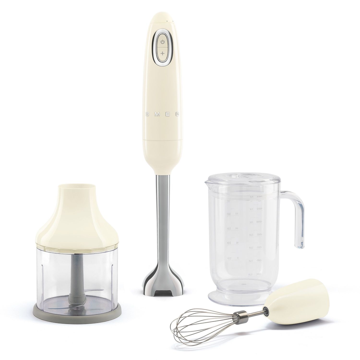 Smeg - 50s Retro Line Titan Renew Hand Blender &amp; Accessories Pack, Cream