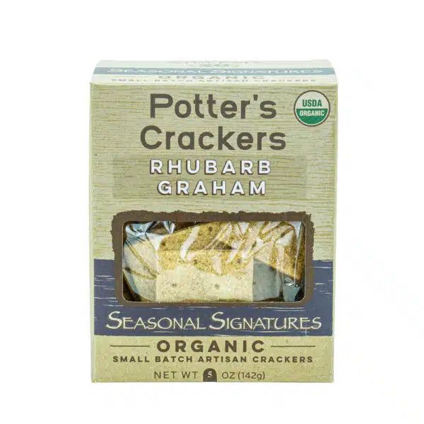 Potter's Crackers - Seasonal Signatures Rhubarb Graham