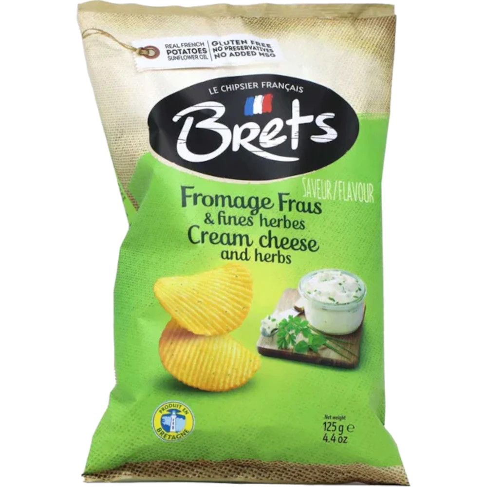 Brets Chips - Cream Cheese and Herbs