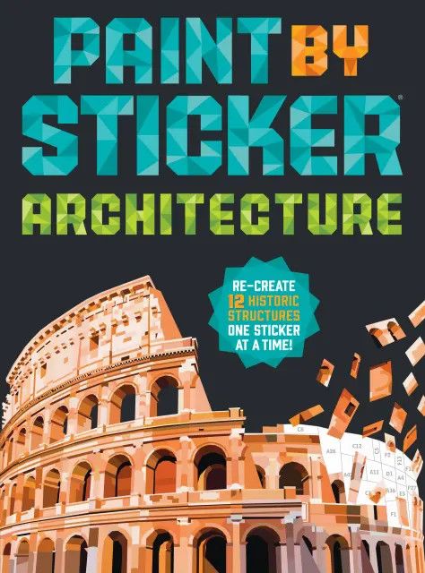 Hachette Book Group - Paint By Sticker Architecture