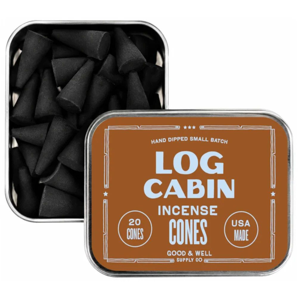 Good &amp; Well Supply Co. Incense Cones - Log Cabin