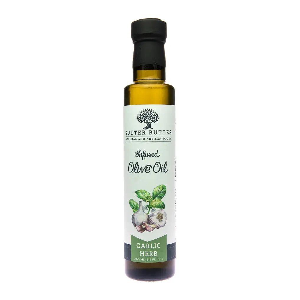 Sutter Buttes Infused Olive Oil - Garlic Herb