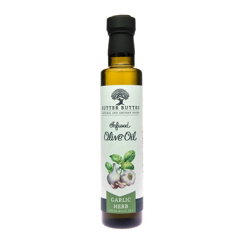 Sutter Buttes Infused Olive Oil - Garlic Herb