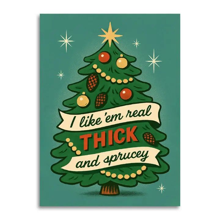 Bad Betty Greeting Co Card - I Like 'em Real Thick