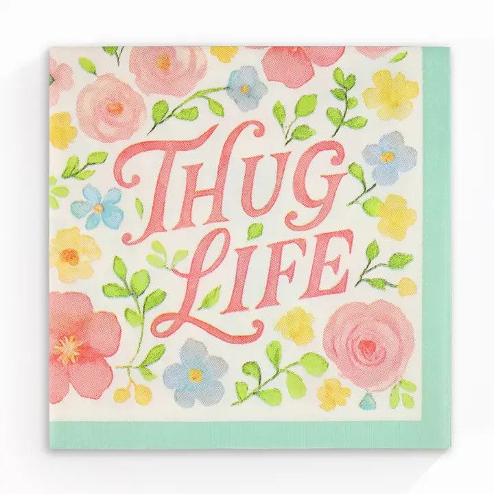 Bad Betty Greeting Co Napkins - Thug Life