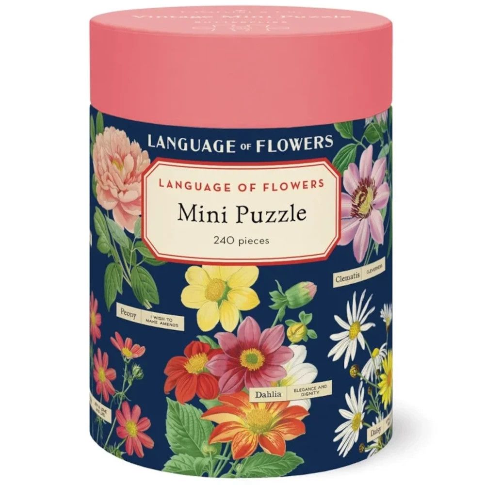 Cavallini Papers Vintage Mini Puzzle - Language of Flowers